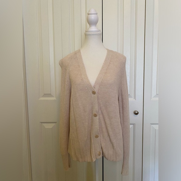 Beige Cardigan Old Navy (M) - Picture 1 of 4